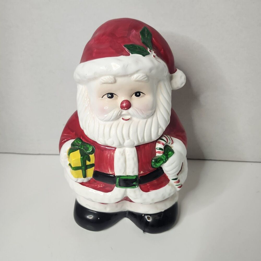 Santa Claus, vintage cookie jar 12 inches tall